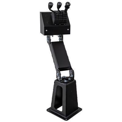 Image showing  Pedestal, 3 Bank Top with Base and Offset Arm