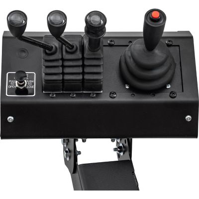 Image showing 6 th Buyers Products Pedestal, 7 Bank Top with Base and Offset Arm