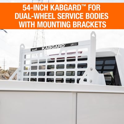 Image showing  54 in. Gloss White Kabgard with Mounting Kit for Dual-Wheel Service Bodies with 54 in. Wide Floors