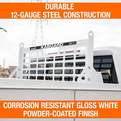 Image showing  54 in. Gloss White Kabgard with Mounting Kit for Dual-Wheel Service Bodies with 54 in. Wide Floors
