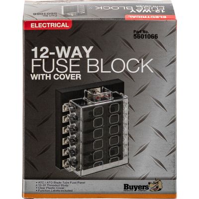 Image showing 8 th Buyers Products 12-Way Fuse Block with Cover