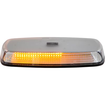 Image showing 5 th Buyers Products 12 in. Rectangular Wireless LED Mini Light Bar with Wireless Remote, Amber/Clear