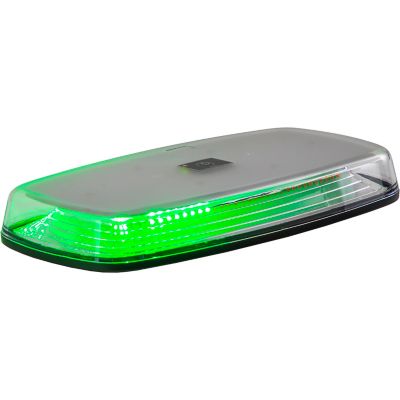 Image showing  12 in. Rectangular Wireless LED Mini Light Bar with Wireless Remote, Amber/Green