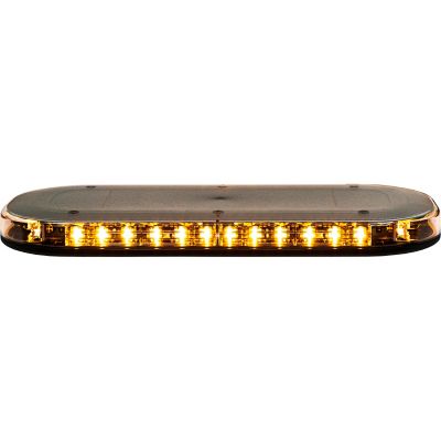 Image showing  Class 1 Low Profile Oval LED Mini Light Bar, Amber/Green