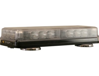 Image showing  Rectangular 18 LED Mini Light Bar, Amber/Clear