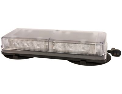 Image showing  Rectangular 18 LED Mini Light Bar, Amber/Green