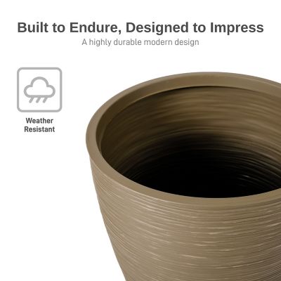 Image showing  Newport Polyethylene Garden Planter (2 Pack)