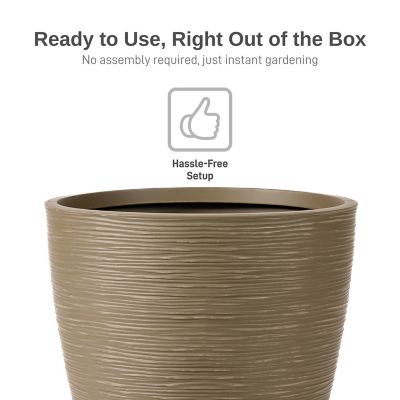 Image showing  Newport Polyethylene Garden Planter (2 Pack)