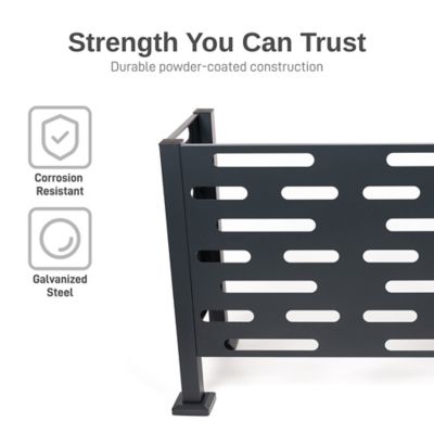 Image showing  Premium Air Conditioner Planter Screen, Graphite Color, 556300140A7981