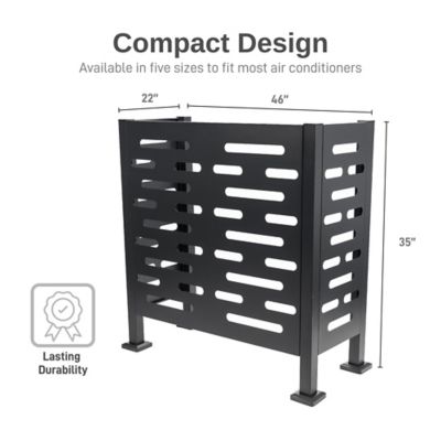 Image showing  Premium Air Conditioner Planter Screen, Graphite Color, 556300130A7981