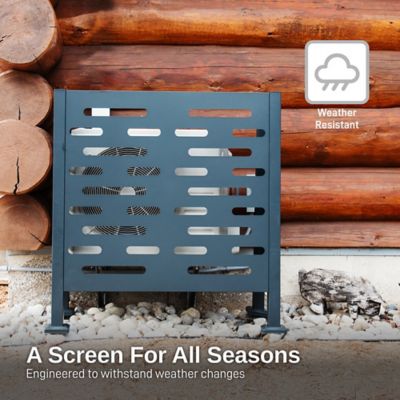 Image showing  Premium Air Conditioner Planter Screen, Graphite Color, 556300130A7981