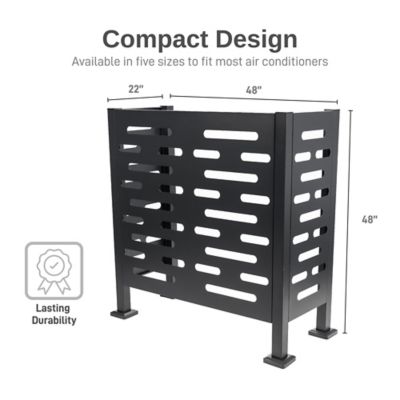 Image showing  Premium Air Conditioner Planter Screen, Graphite Color, 556300120A7981
