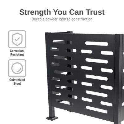 Image showing  Premium Air Conditioner Planter Screen, Graphite Color, 556300120A7981