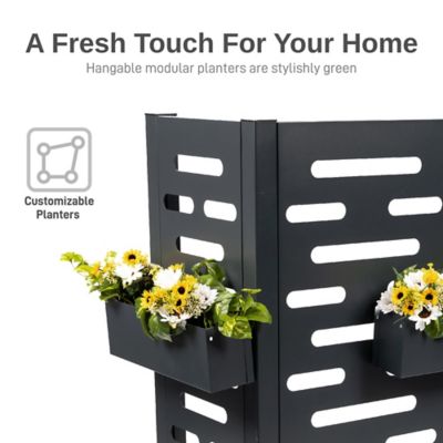 Image showing  Premium Air Conditioner Planter Screen, Graphite Color, 556300120A7981