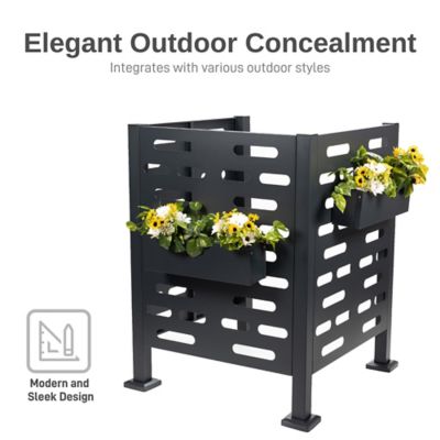 Image showing  Premium Air Conditioner Planter Screen, Graphite Color, 556300100A7981