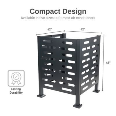 Image showing  Premium Air Conditioner Planter Screen, Graphite Color, 556300100A7981