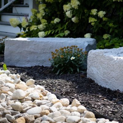 Image showing 5 th RTS Home Accents Large Polyethylene Landscape Rock, Armor Stone Appearance, Lightweight, 42 L x 17 W x 13 in. H, Gray Color