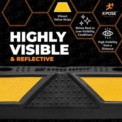 Image showing  6 Pack Rubber Block Stop Yellow 22 in.