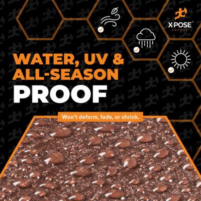 Image showing  Poly Tarp Ultra Heavy Duty 20 Mil Brown/White 20 ft. x 20 ft.