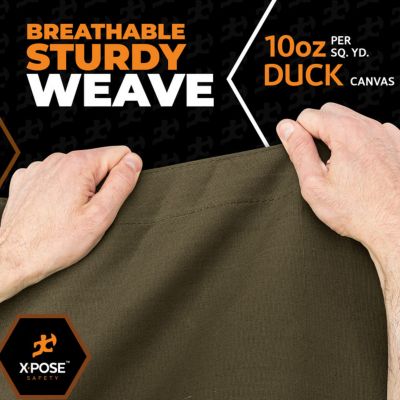 Image showing  Canvas Tarp 10 oz. Olive Drab 14 ft. x 20 ft.