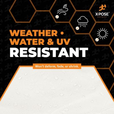 Image showing  Canvas Tarp 10 oz., White, 16 x 20ft.