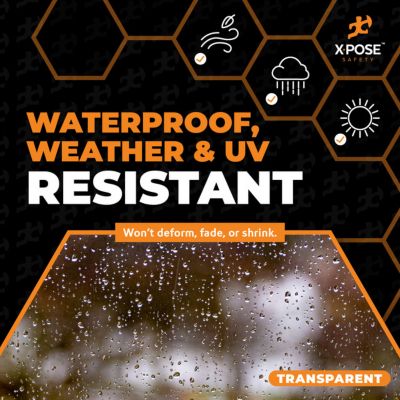 Image showing  PVC Vinyl Tarp Heavy Duty 20 Mil Clear 8 ft. x 20 ft.