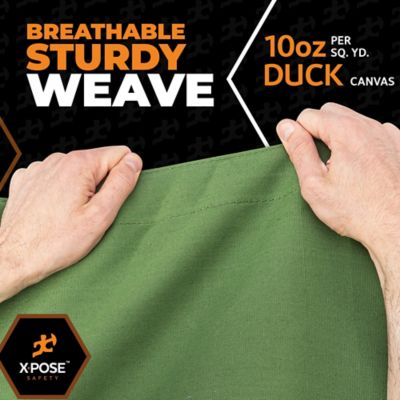 Image showing  Canvas Tarp 10 oz Green 12 ft. x 16 ft.