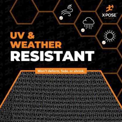 Image showing  Mesh Truck Tarp Black 20 ft. x 50 ft.