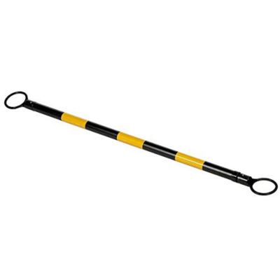 Xpose Safety Retractable Barrier for Traffic Cones Black/Yellow 53 in. to 84 in.