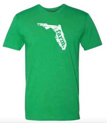 Home State Apparel Men's Florida Farm Silhouette Home T-Shirt