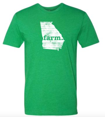 Home State Apparel Men's Georgia Farm Silhouette Home T-Shirt