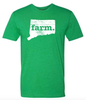 Home State Apparel Men's Connecticut Farm Silhouette Home T-Shirt
