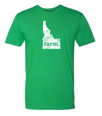 Home State Apparel Men's Idaho Farm Silhouette Home T-Shirt