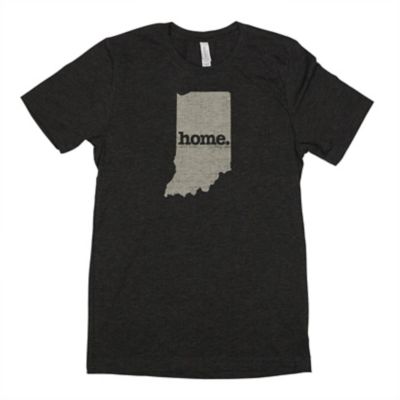 Home State Apparel Men's Indiana State Silhouette Home T-Shirt