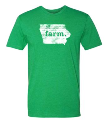 Home State Apparel Men's Iowa Farm Silhouette Home T-Shirt