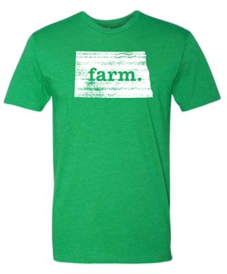 Home State Apparel Men's North Dakota Farm Silhouette Home T-Shirt