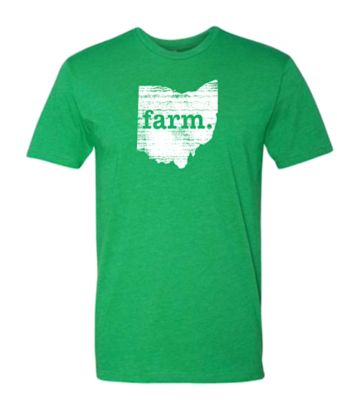 Home State Apparel Men's Ohio Farm Silhouette Home T-Shirt