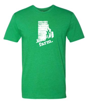 Home State Apparel Men's Rhode Island Farm Silhouette Home T-Shirt
