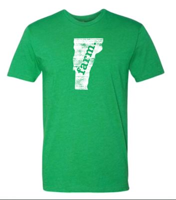 Home State Apparel Men's Vermont Farm Silhouette Home T-Shirt