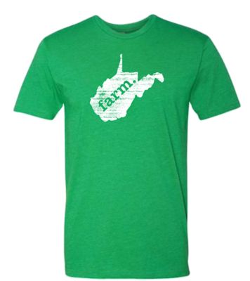 Home State Apparel Men's West Virginia Farm Silhouette Home T-Shirt