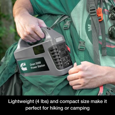 Image showing  150-Watt Portable Power Station, 194Wh, Lithium-Ion Battery, 300W Solar Generator, Modified Sine Wave