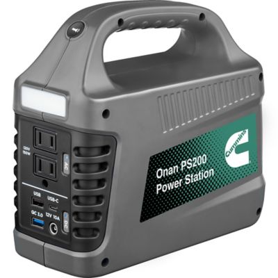 Image showing 9 th Cummins 150-Watt Portable Power Station, 194Wh, Lithium-Ion Battery, 300W Solar Generator, Modified Sine Wave