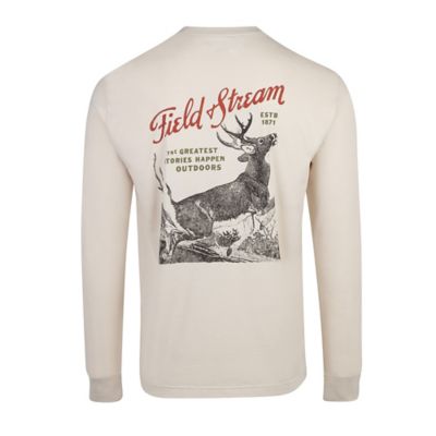 Image showing  Men's Long-Sleeve Deer T-Shirt