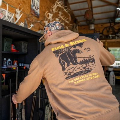 Image showing 4 th Field & Stream Men's Bear Hoodie