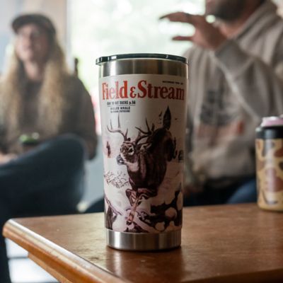 Image showing  20 oz. Insulated Tumblers, Dark Green/Buck, 2 pc.