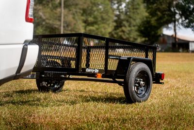 Image showing  4x5 Mesh Floor Utility Trailer