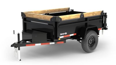 Carry-On Trailer 5 x 8 ft. 5K Low Profile Dump Trailer, 3,625 lb. Max Capacity