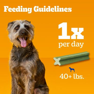 Image showing 7 th DENTASTIX Fresh Mint Flavored Large Dental Dog Treats, 60 count