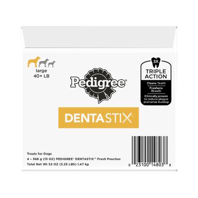 Image showing 9 th DENTASTIX Fresh Mint Flavored Large Dental Dog Treats, 60 count