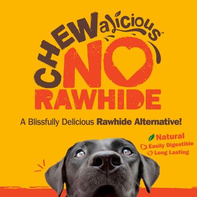 Image showing 7 th Cadet Chewalicious Chewy 'N Crunchy Rawhide-Free Natural Braids Chicken (3 Count)